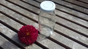 Saftflaske / mostflaske af glas med skruelåg, 0,25 liter 